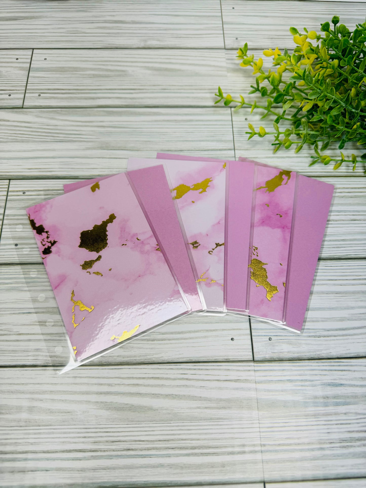 A7 Marble Cash Envelopes