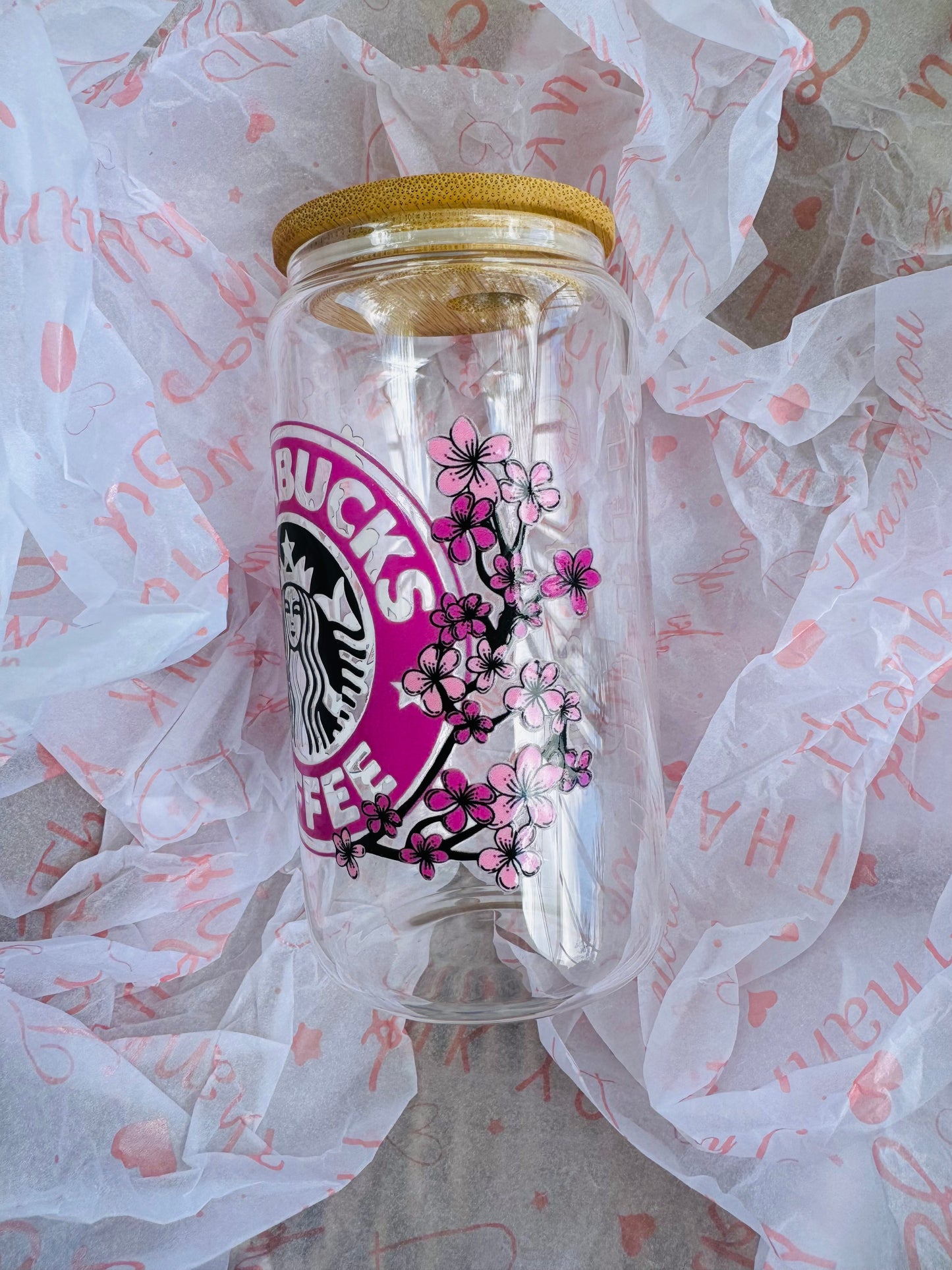 Starbucks 16 oz glass can