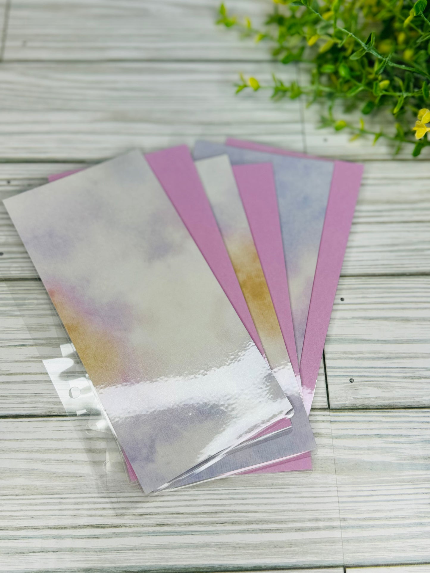 A6/A7 Water Color Cash Envelopes